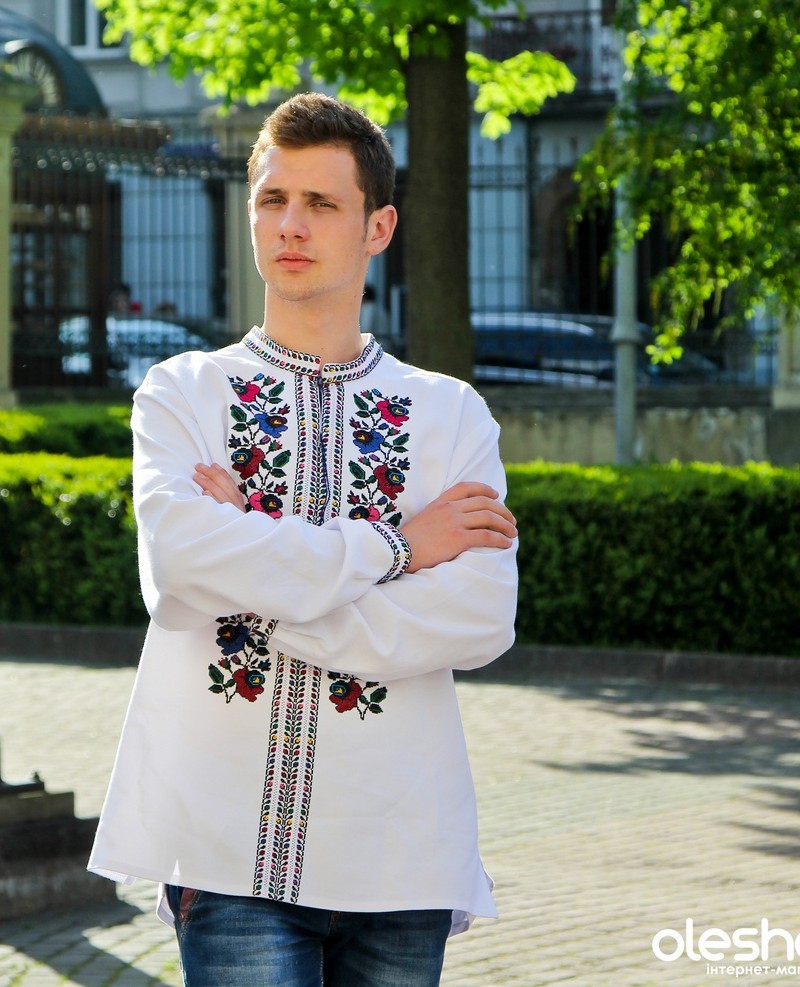 Чоловіча вишиванка “Королівський сад”