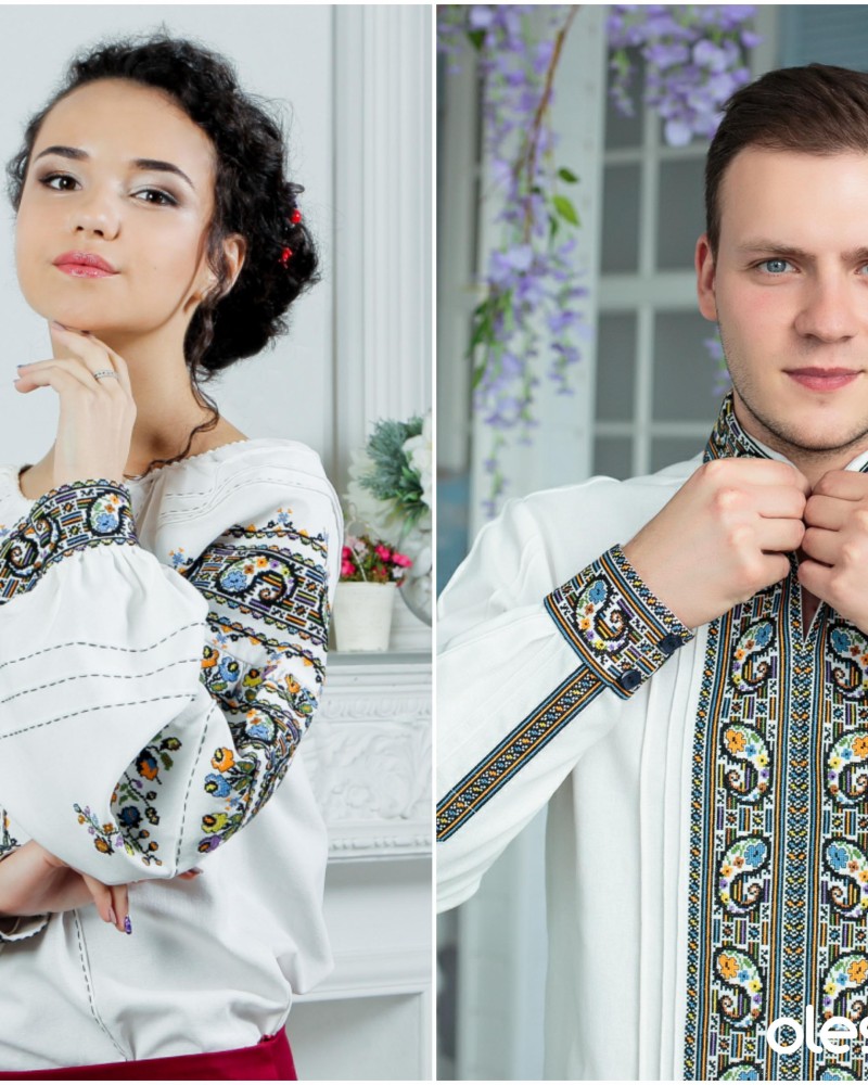 Вишитий комплект чотири стихії