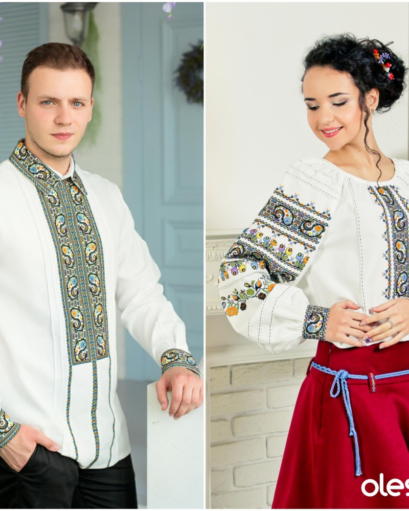 Вишитий комплект чотири стихії